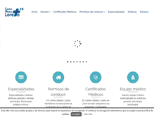 Tablet Screenshot of loretocentromedico.com